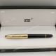 Copy Mont blanc Meisterstuck Rollerball pen Gold Cap & Black Barrel (4)_th.jpg